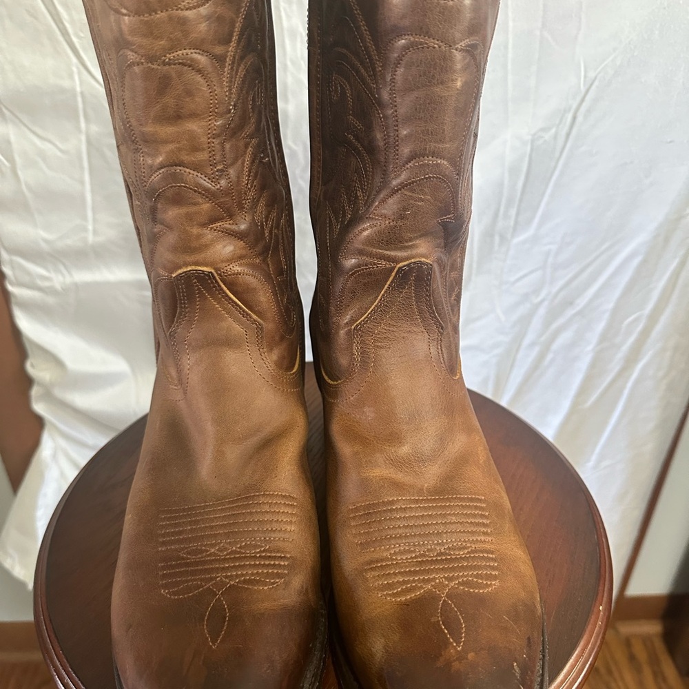 Frye Men’s Boots Western Size 10.5D Brown Leather 87694 F973